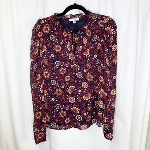 Maisen d’Amelie Womens  Floral Blouse Size M